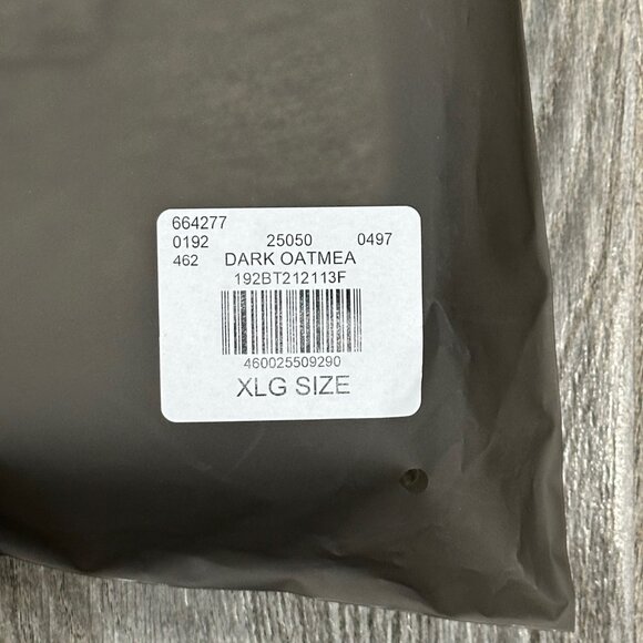 Essentials Fear of God Men's SS22 Oversized Dark Oatmeal Hoodie Sweatshirt - Picture 9 of 9